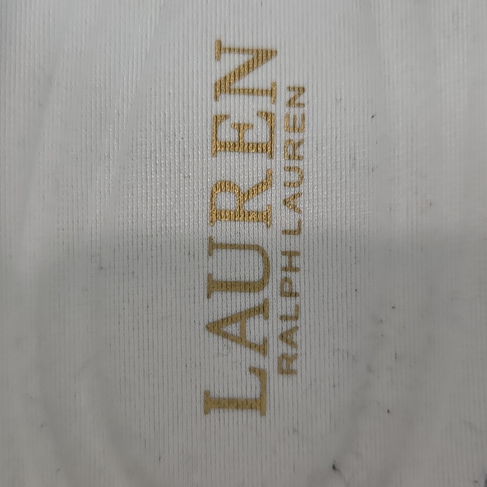 Ralph Lauren White Janson II Canvas Sneakers Size 8 NWT - Picture 2 of 8